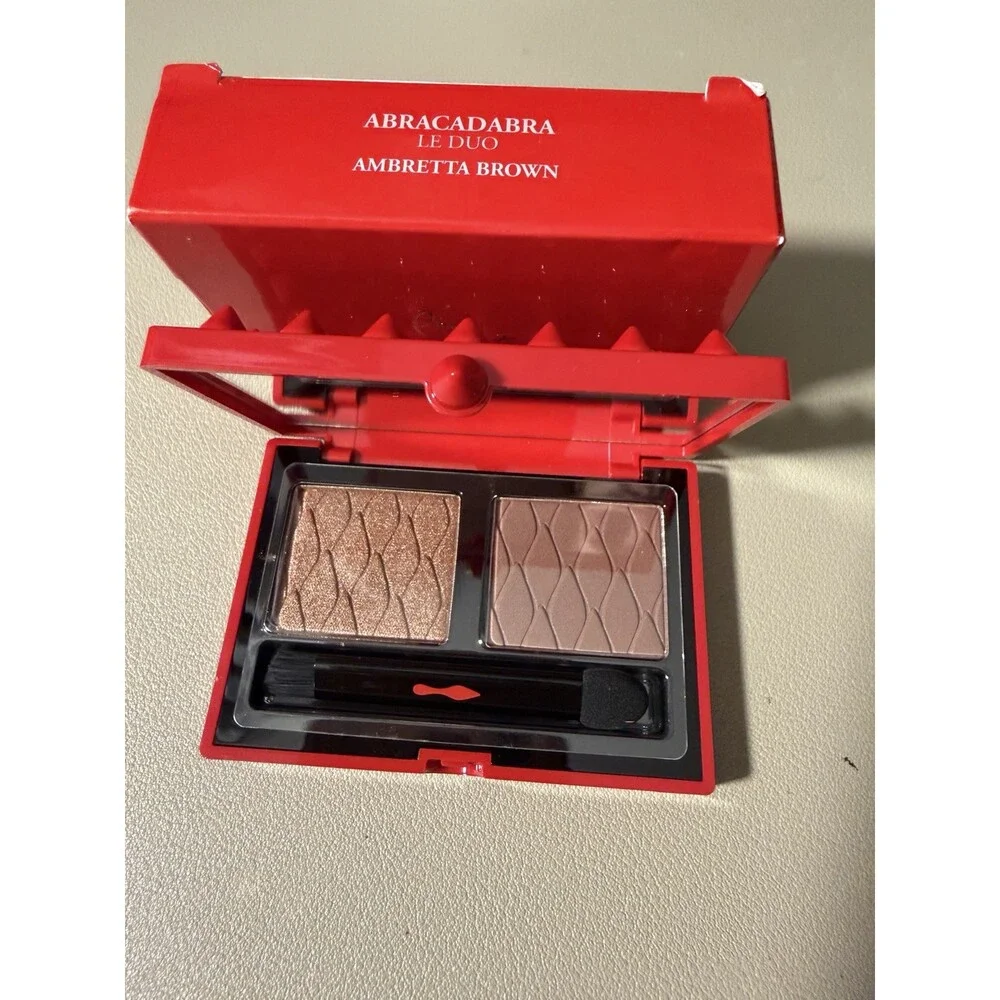 Christian Louboutin Abracadabra Le Duo Ambretto Brown Eyeshadow Vegan 0.16oz